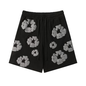 Shorts Denim Tears Grey Clouds Black