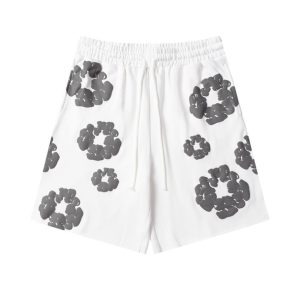 Shorts Denim Tears Grey Clouds White