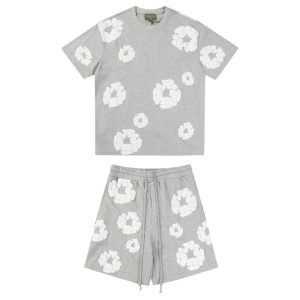 Set Denim Tears White Clouds Grey
