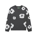 Denim Tears Rhinestone Cotton Wreath Thermal Vintage Black