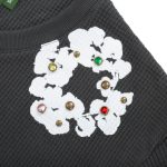 Denim Tears Rhinestone Cotton Wreath Thermal Vintage Black - Image 3