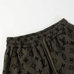 Shorts Louis Vuitton Monogram Olive Green - Image 3
