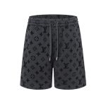 Shorts Louis Vuitton Monogram Grey Black
