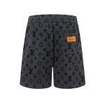 Shorts Louis Vuitton Monogram Grey Black - Image 2