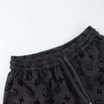 Shorts Louis Vuitton Monogram Grey Black - Image 4