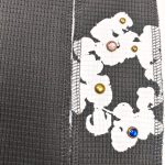 Durag Denim Tears Floral Embellished Black - Image 2