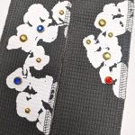 Durag Denim Tears Floral Embellished Black - Image 3