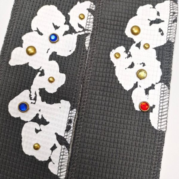 Durag Denim Tears Floral Embellished Black - Image 3