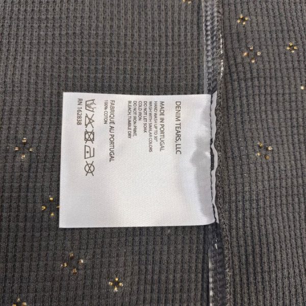 Durag Denim Tears Floral Embellished Black - Image 7