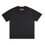 T-shirt Louis Vuitton Multicolor Monogram Drip Black - Image 2