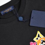 T-shirt Louis Vuitton Multicolor Monogram Drip Black - Image 4