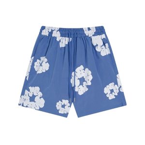 Shorts Denim Tears Circle Clouds Blue