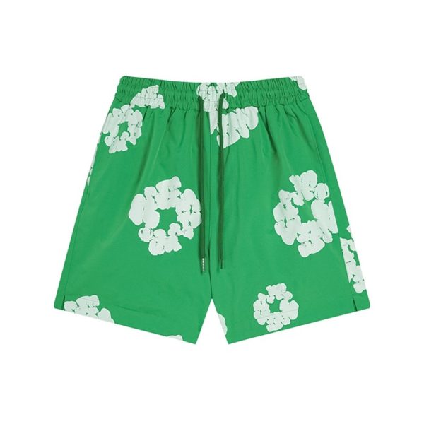 d103490_15709-1.jpg Shorts Denim Tears Circle Clouds Green - Image 1