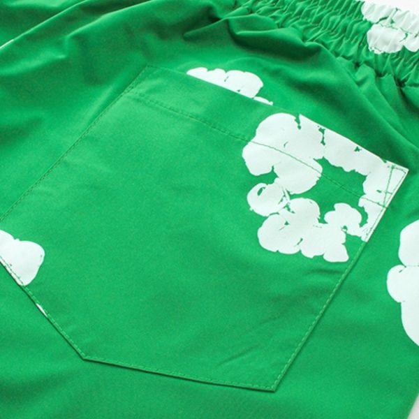 Shorts Denim Tears Circle Clouds Green - Image 7