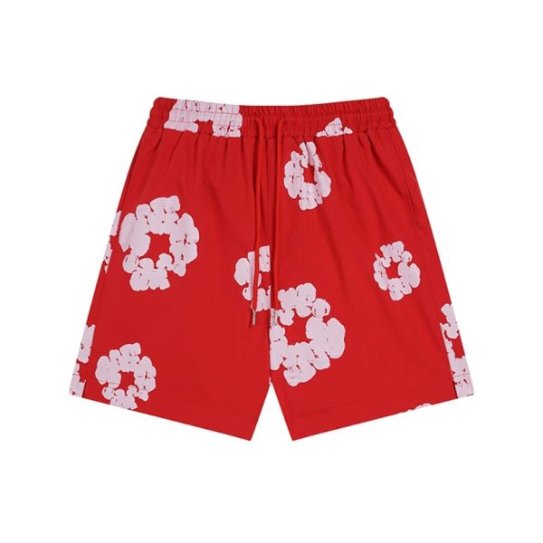 d103522_15726-1.jpg Shorts Denim Tears Circle Clouds Red - Image 1