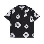 Shirt Denim Tears Circle Clouds Black