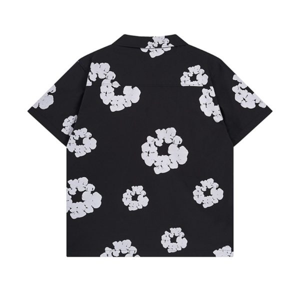 Shirt Denim Tears Circle Clouds Black - Image 2