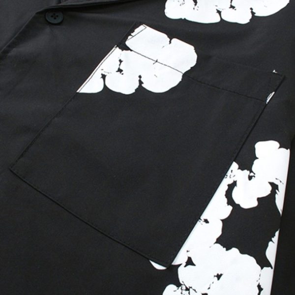 Shirt Denim Tears Circle Clouds Black - Image 3