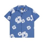 Shirt Denim Tears Circle Clouds Blue