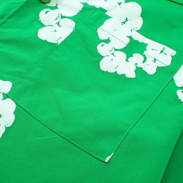 Shirt Denim Tears Circle Clouds Green - Image 3