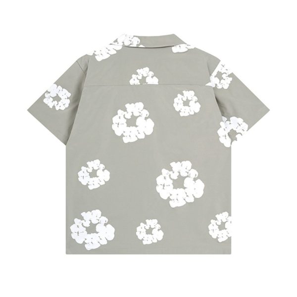 Shirt Denim Tears Circle Clouds Grey - Image 2