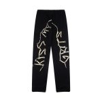Pants Denim Tears Wishbone Skeleton Print Black - Image 2