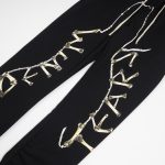 Pants Denim Tears Wishbone Skeleton Print Black - Image 3
