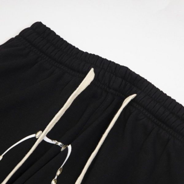 Pants Denim Tears Wishbone Skeleton Print Black - Image 5