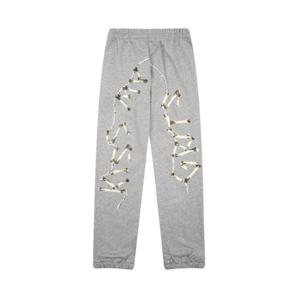 Pants Denim Tears Wishbone Skeleton Print Grey - Image 2