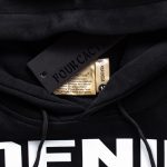 Hoodie Denim Tears Dangerous Brand Black White - Image 4