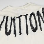 T-shirt Louis Vuitton Brushstroke Logo White - Image 3