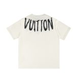 T-shirt Louis Vuitton Brushstroke Logo White - Image 5