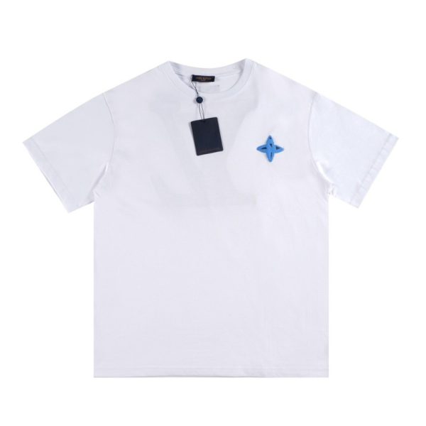 d103702_22376-1.jpg T-shirt Louis Vuitton Blue LV Logo White - Image 1