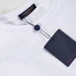T-shirt Louis Vuitton Blue LV Logo White - Image 5