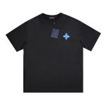 T-shirt Louis Vuitton Blue LV Logo Black