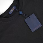 T-shirt Louis Vuitton Blue LV Logo Black - Image 5