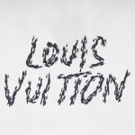 T-shirt Louis Vuitton White Sketch Logo White - Image 3