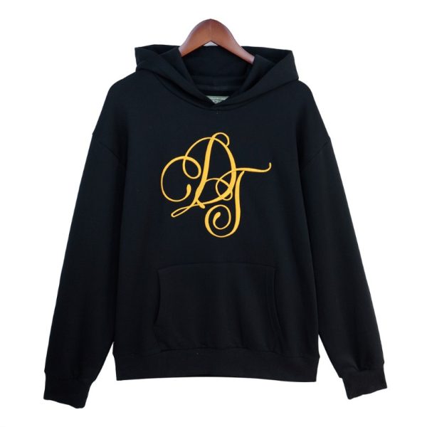 d104057_6170-1.jpg Hoodie Denim Tears Monogram Black Gold - Image 1