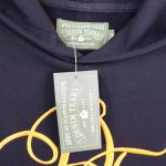 Hoodie Denim Tears Monogram Black Gold - Image 4