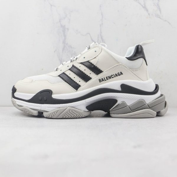 Balenciaga Adidas White Black - Image 2