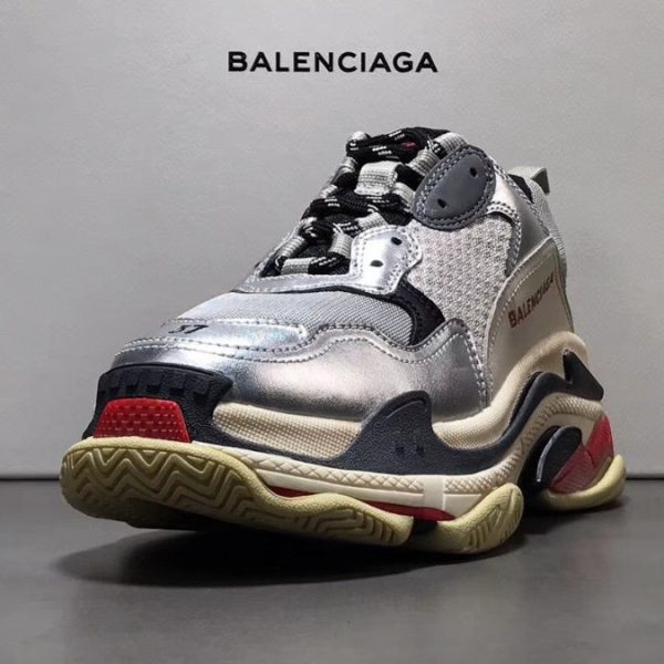 Balenciaga Triple S Silver Black - Image 3