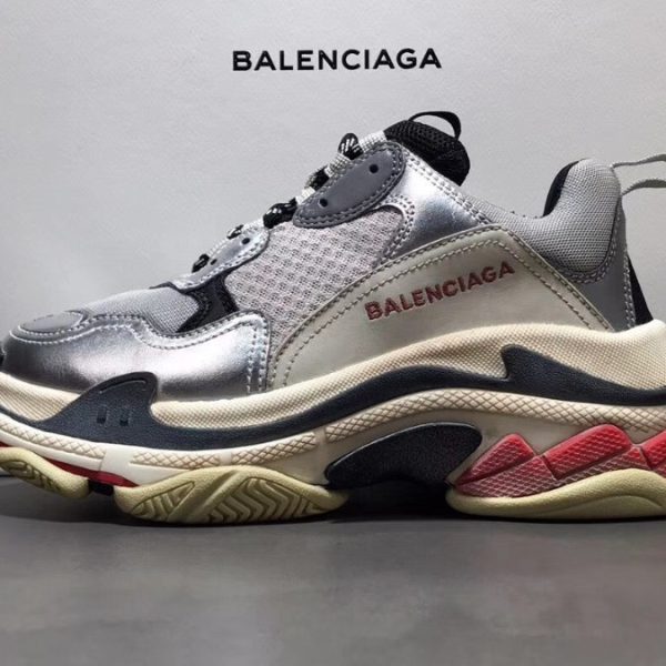 Balenciaga Triple S Silver Black - Image 6