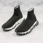 Balenciaga Speed Graffiti Trainer Black White - Image 3