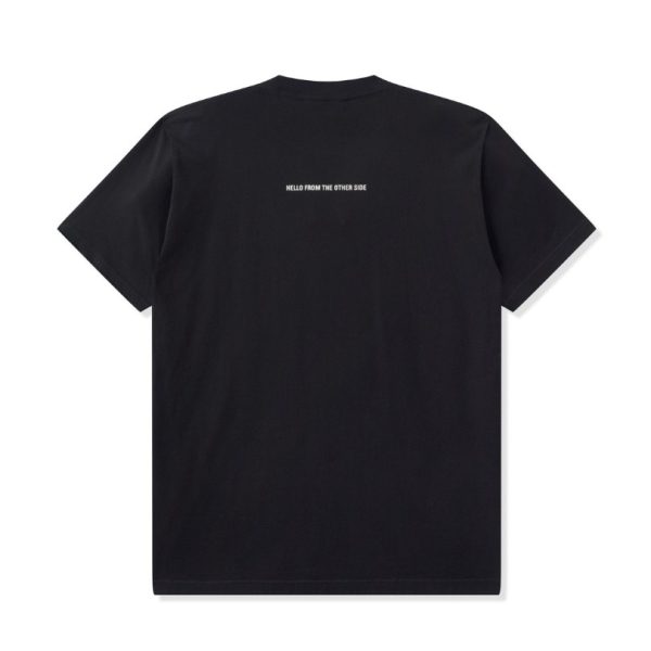 T-shirt Balenciaga Green Alien Face Black Oversized BL001 - Image 2