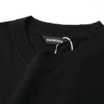 T-shirt Balenciaga Green Alien Face Black Oversized BL001 - Image 3
