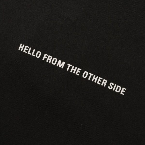 T-shirt Balenciaga Green Alien Face Black Oversized BL001 - Image 5