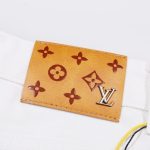 Jeans Louis Vuitton White Monogram Pocket Detailing LV003 - Image 5