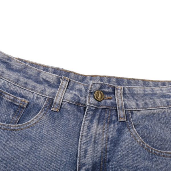 Jeans Louis Vuitton Faded Monogram Pocket Denim LV005 - Image 3