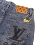 Jeans Louis Vuitton Faded Monogram Pocket Denim LV005 - Image 5