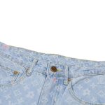 Jeans Louis Vuitton Monogram Light Wash Denim LV006 - Image 4